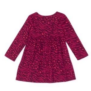 WONDER NATION ANIMAL PRINT DRESS - PINK SIZE 5T (NEW WITH TAGS) A12